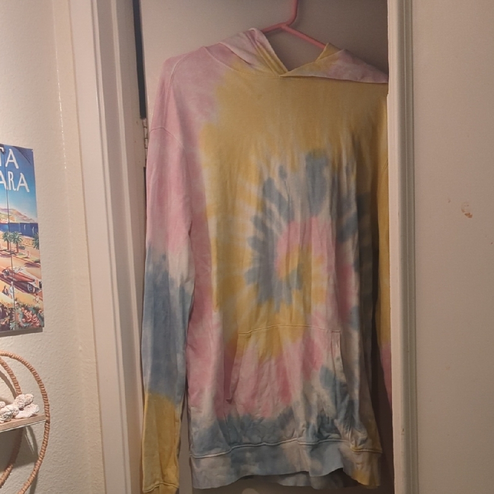 H&M Tie-dye Hoodie Sweatshirt L Large